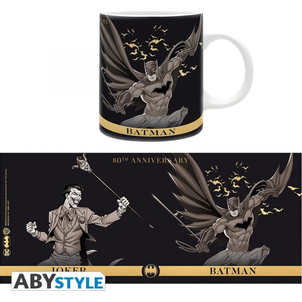 DC COMICS - Mug 320 ml Batman vs Joker (80ème anniversaire) – Image 4