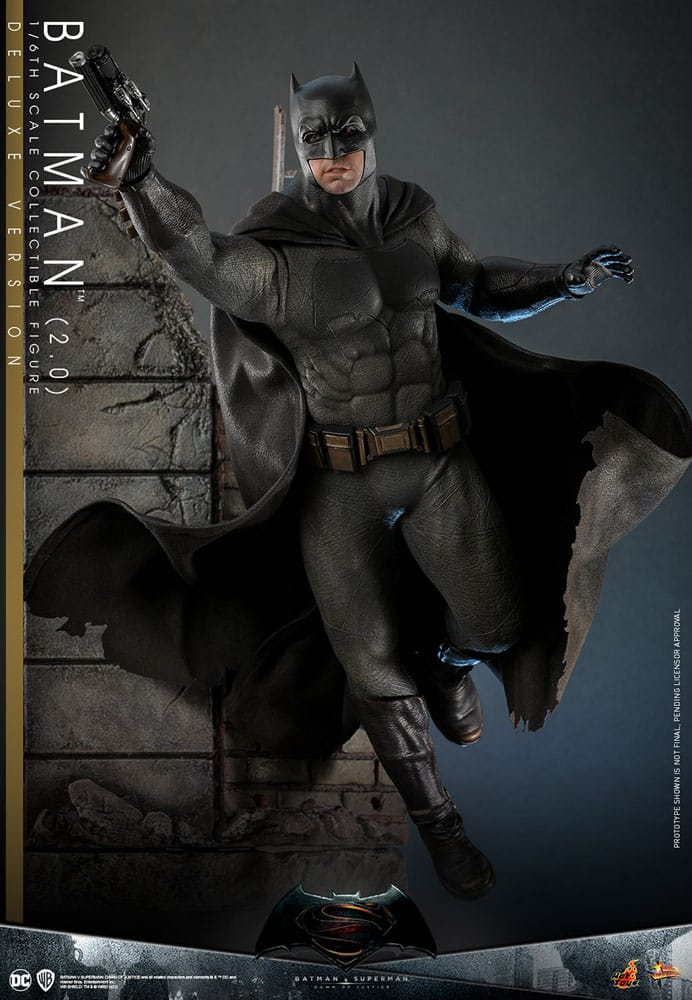 DC COMICS – Batman v Superman : L'Aube de la Justice Figurine Movie  Masterpiece 1/6 Batman 2.0 Deluxe Version 30 cm - Le Manoir des Comics