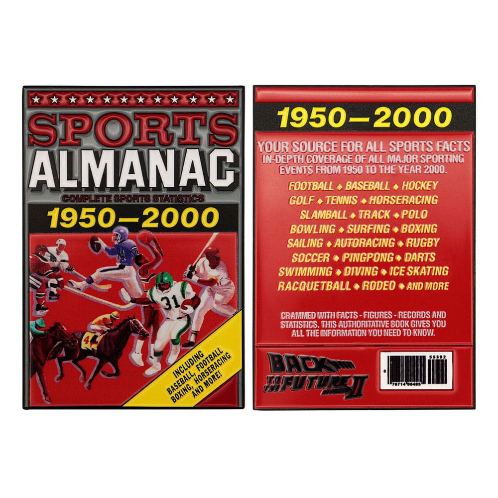 Lingot collection Sports Almanac Retour vers le Futur