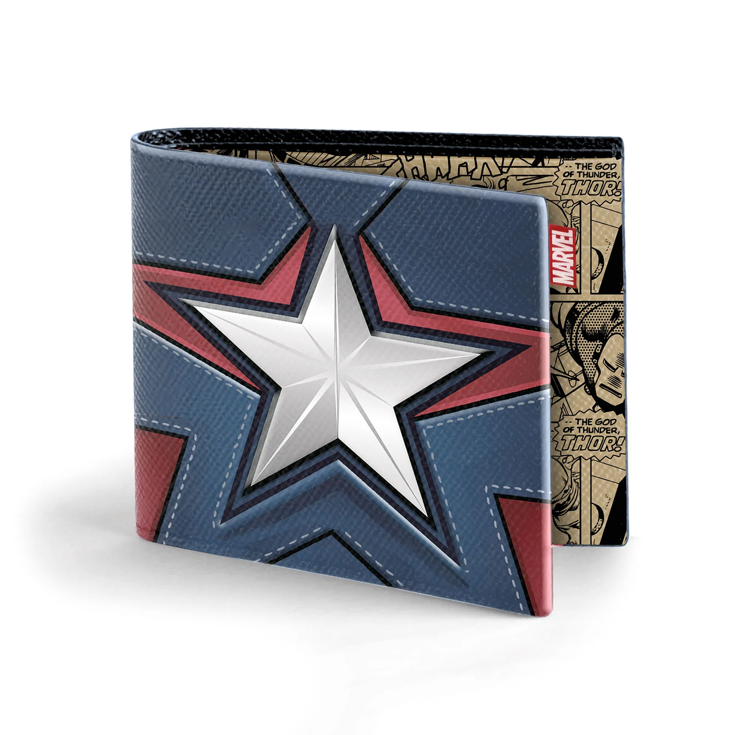 Poretfeuille Captain America à 2 Volets