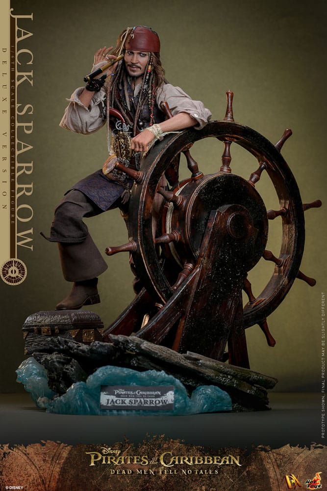 Figurine 1/6 Jack Sparrow Deluxe Version Pirates des Caraïbes