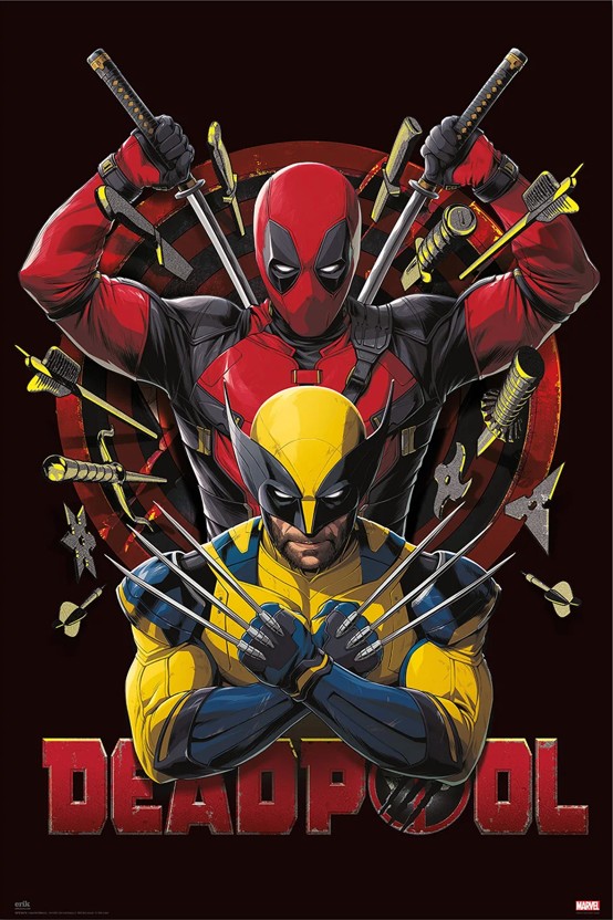 Poster Deadpool & Wolverine (Fight)