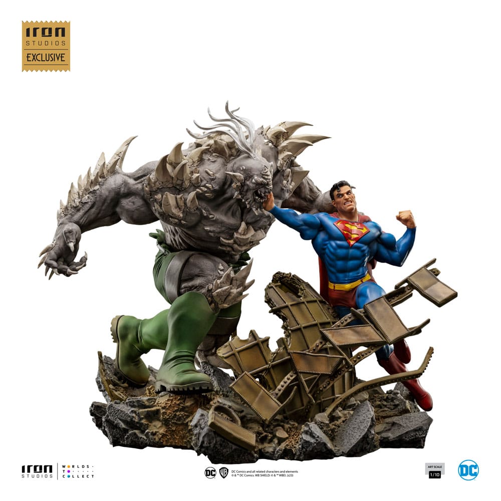 Statuette 1/10 Superman vs Doomsday