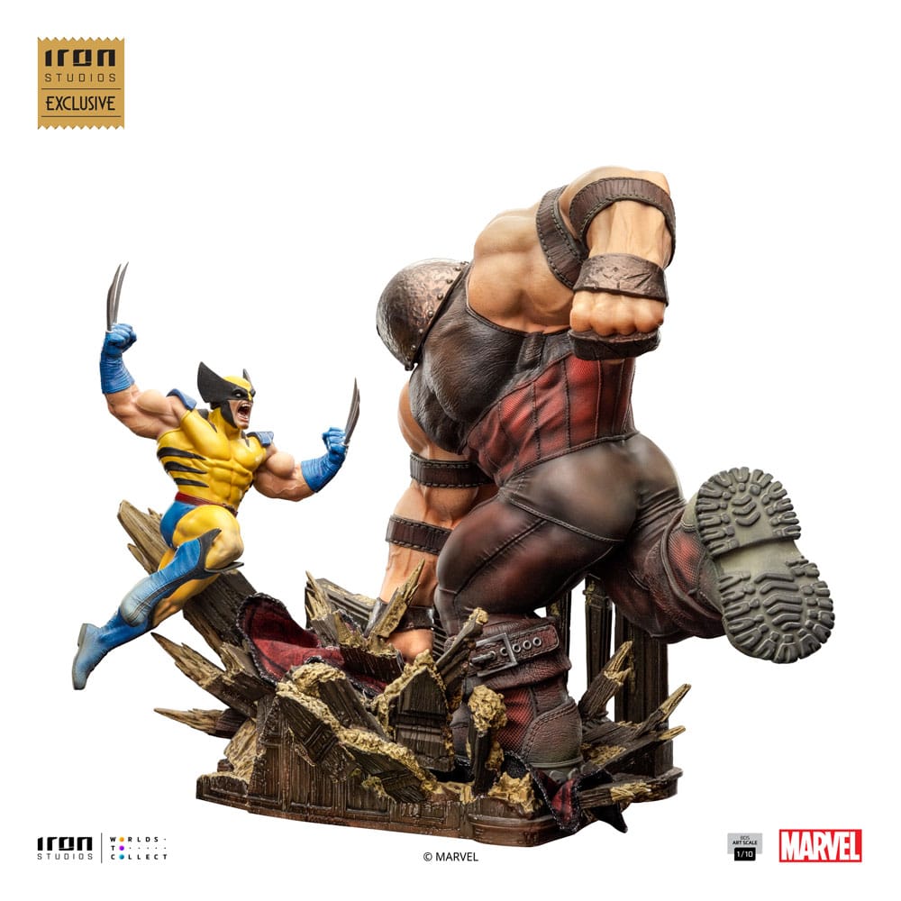 Statuette 1/10 Art Scale Wolverine vs Juggernaut