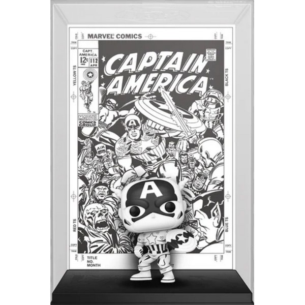 Figurine Captain America Comic Cover Noir & Blanc