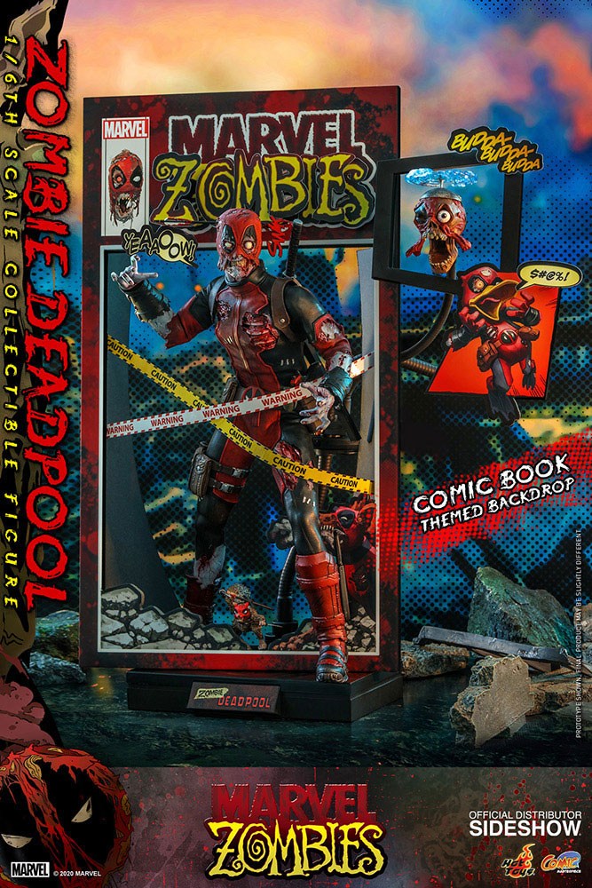 Figurine 1/6 Comic Masterpiece Zombie Deadpool