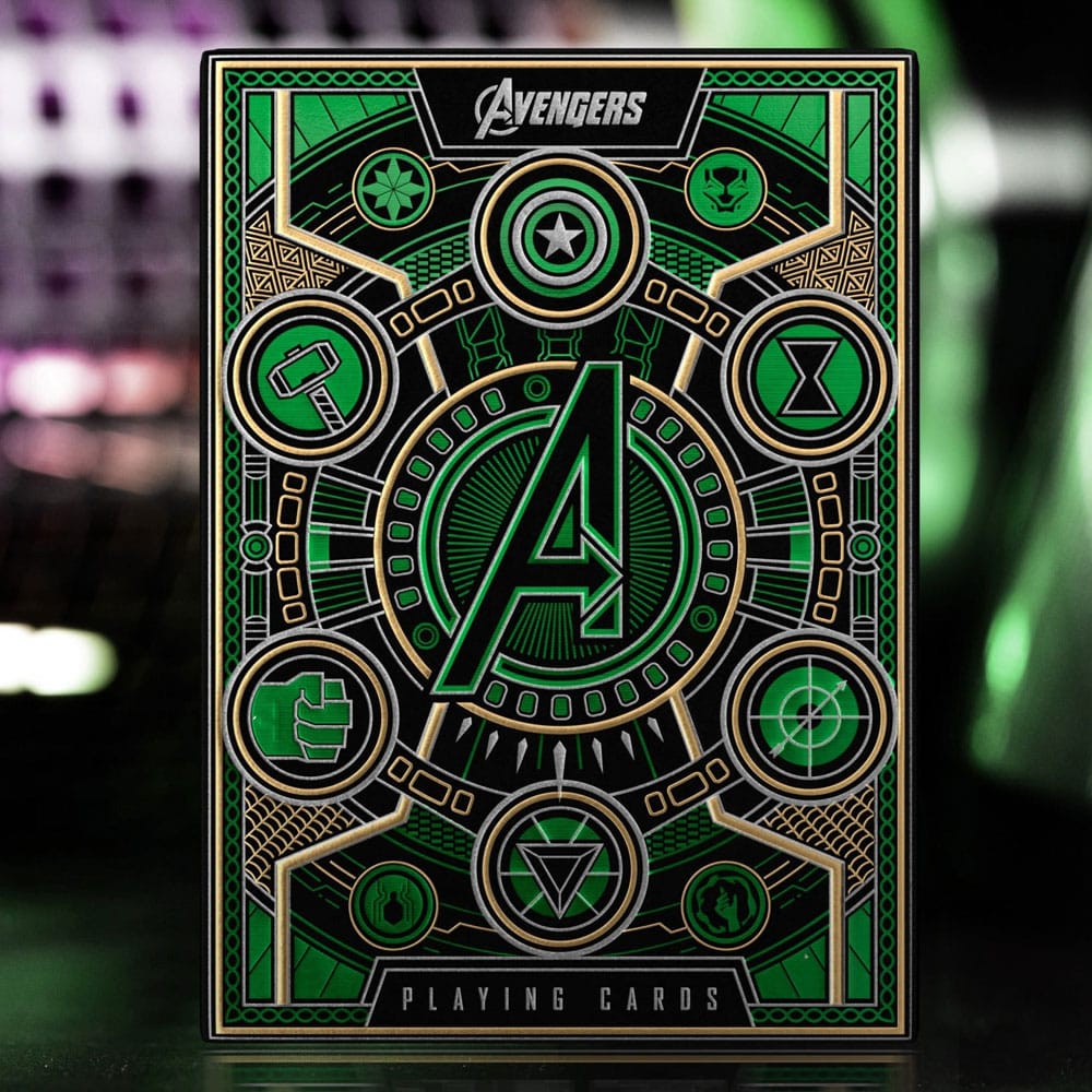 Cartes à jouer Avengers Version Verte