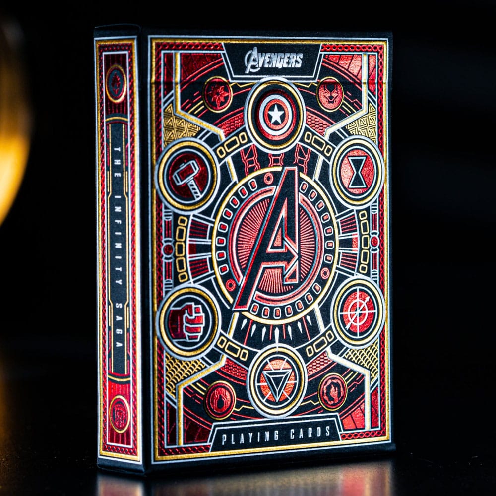 Cartes à jouer Avengers Version Rouge