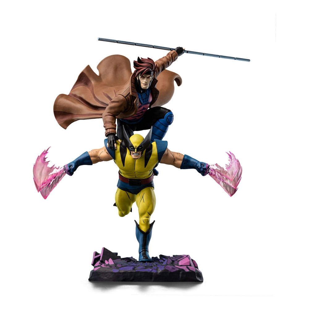 Statuette 1/0 Gambit & Wolverine X-Men '97