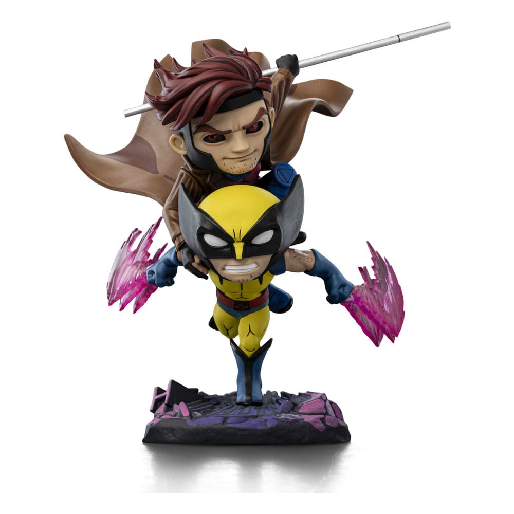 Figurine Gambit & Wolverine Mini Co