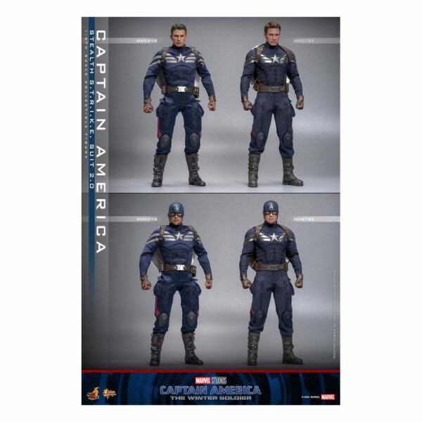 MARVEL – Figurine 1/6 Captain America The Winter Soldier (Stealth S.T.R.I.K.E. Suit) 2.0 31 cm – Image 17