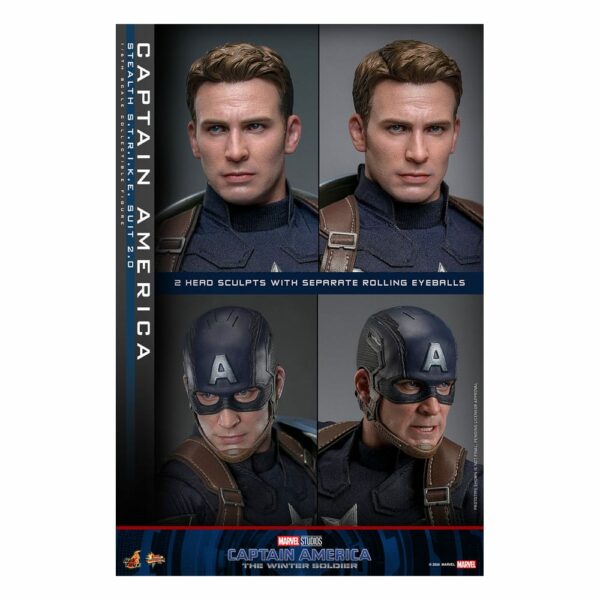 MARVEL – Figurine 1/6 Captain America The Winter Soldier (Stealth S.T.R.I.K.E. Suit) 2.0 31 cm – Image 18