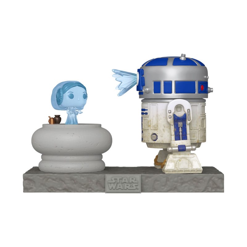 Figurine POP! R2-D2 avec Princesse Leia