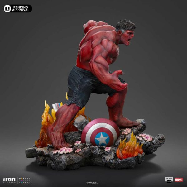 MARVEL – Statuette 1/10 Art Scale Red Hulk (Captain America: Brave New World) 24 cm – Image 5