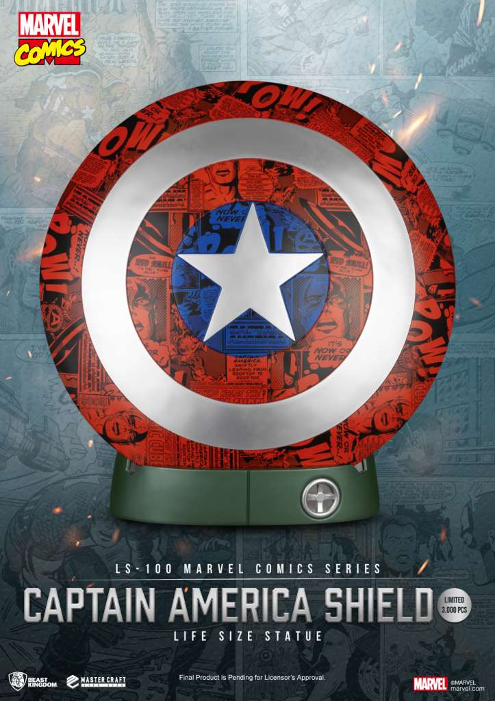 Réplique Bouclier Captain America Life Size 64 cm