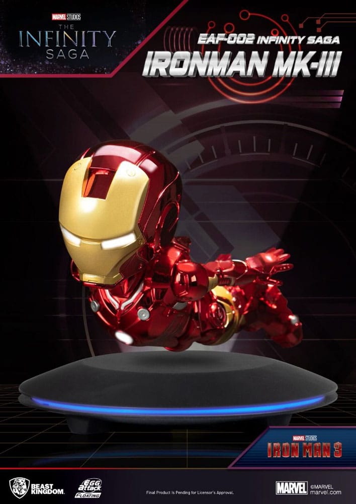 Figurine Iron Man avec lévitation magnétique