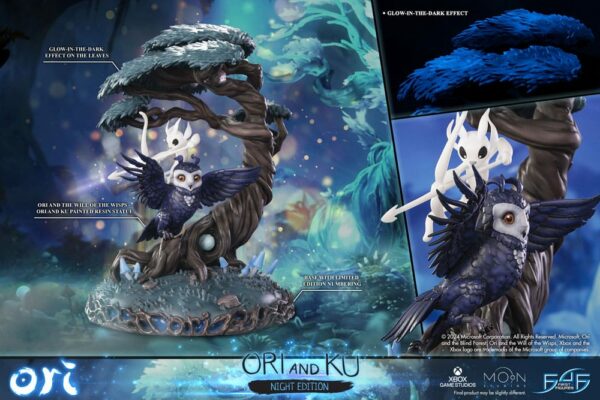 ORI – Statuette Ori & Ku (Ori and the Will of the Wisps) Night Version 38 cm – Image 8