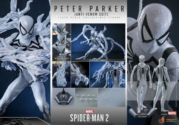 MARVEL – Figurine 1/6 Video Game Masterpiece Spider-Man (Anti-Venom Suit) 30 cm – Image 21