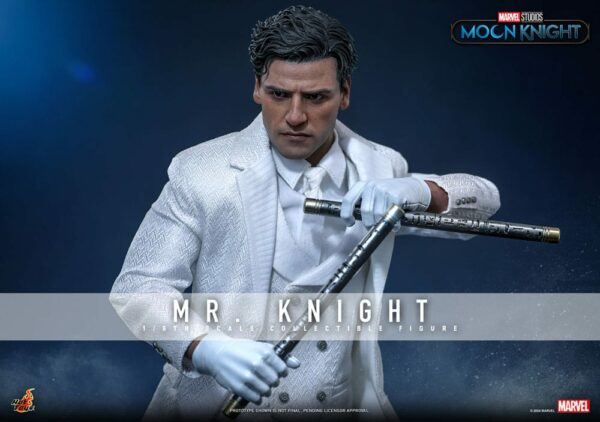 MARVEL – Figurine 1/6 Masterpiece Mr. Knight (Moon Knight TV Series) 29 cm – Image 2