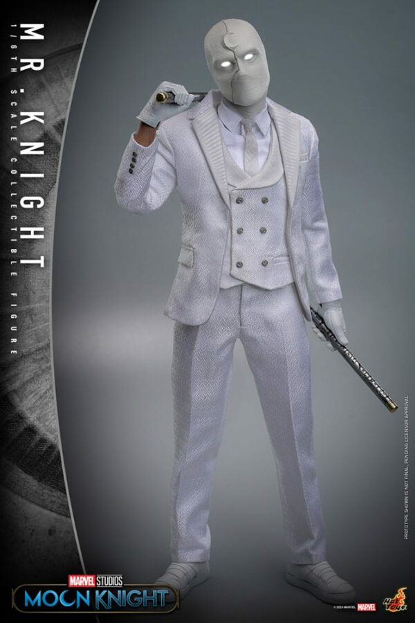 MARVEL – Figurine 1/6 Masterpiece Mr. Knight (Moon Knight TV Series) 29 cm – Image 3