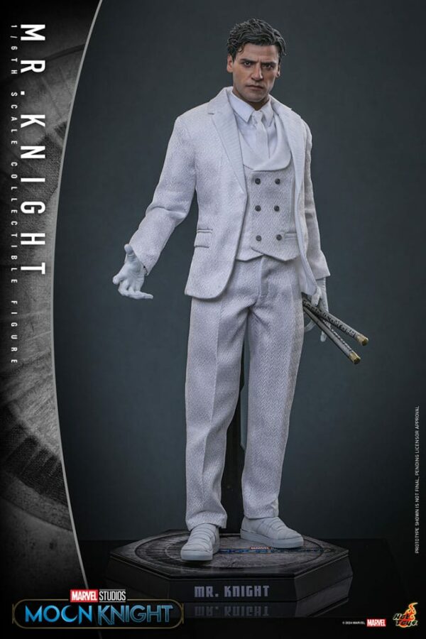 MARVEL – Figurine 1/6 Masterpiece Mr. Knight (Moon Knight TV Series) 29 cm – Image 7