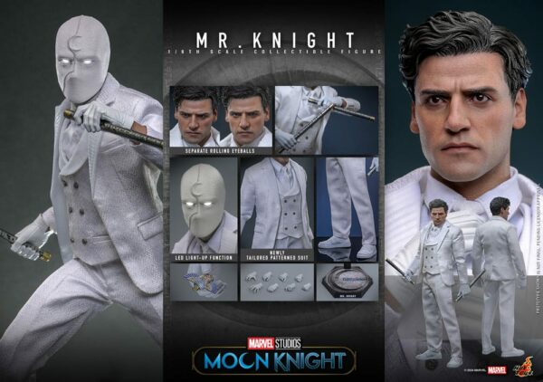 MARVEL – Figurine 1/6 Masterpiece Mr. Knight (Moon Knight TV Series) 29 cm – Image 15