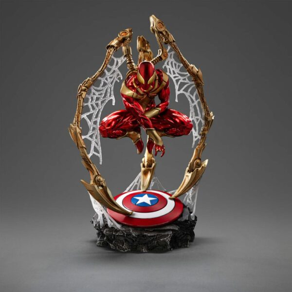 MARVEL – Statuette Deluxe Art Scale 1/10 Spider-Man (Iron Spider Costume) 24 cm – Image 2