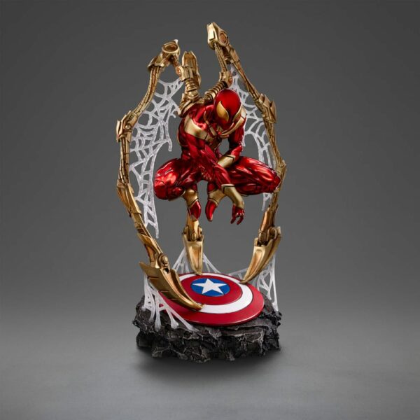 MARVEL – Statuette Deluxe Art Scale 1/10 Spider-Man (Iron Spider Costume) 24 cm – Image 3