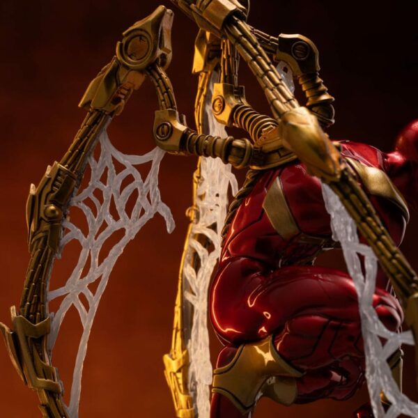 MARVEL – Statuette Deluxe Art Scale 1/10 Spider-Man (Iron Spider Costume) 24 cm – Image 9