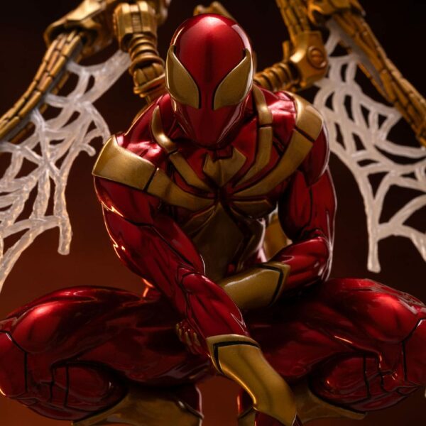 MARVEL – Statuette Deluxe Art Scale 1/10 Spider-Man (Iron Spider Costume) 24 cm – Image 10