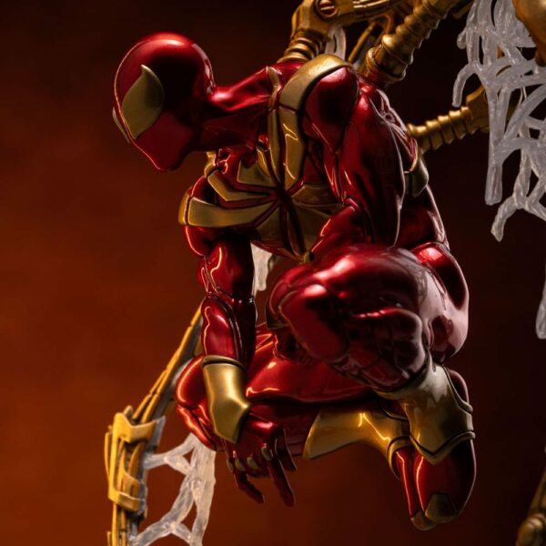 MARVEL – Statuette Deluxe Art Scale 1/10 Spider-Man (Iron Spider Costume) 24 cm – Image 11