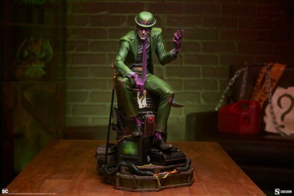 DC COMICS – Statuette Riddler Premium Format 49 cm – Image 3