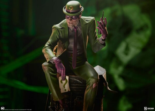 DC COMICS – Statuette Riddler Premium Format 49 cm – Image 4