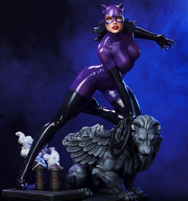 DC COMICS – Statuette 1/4 Catwoman (Purple Edition) 47 cm – Image 2