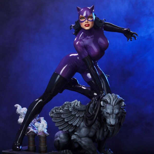 DC COMICS – Statuette 1/4 Catwoman (Purple Edition) 47 cm – Image 4